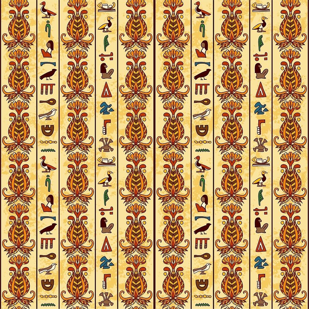 The floral pattern dates back to ancient Egypt