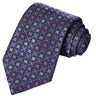 Purple-Pink Antique Bohemian Floral Tie - Tie, bowtie, pocket square | Kissties