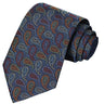 Azure-Electric-Federal Blue-Lime-Royal Purple-Red Paisley Tie - Tie, bowtie, pocket square | Kissties