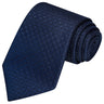 Navy Blue Checkered Tie - Tie, bowtie, pocket square | Kissties