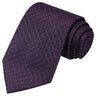 Eggplant Checkered Tie - Tie, bowtie, pocket square | Kissties