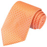 Orange Checkered Tie - Tie, bowtie, pocket square | Kissties