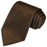 Chocolate Truffle Checkered Tie - Tie, bowtie, pocket square | Kissties