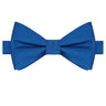 Royal Blue Satin Bowtie - Tie, bowtie, pocket square | Kissties