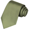 Olive Satin Tie