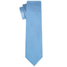 Sky Blue Satin Tie - Tie, bowtie, pocket square | Kissties