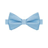 Sky Blue Satin Bowtie - Tie, bowtie, pocket square | Kissties
