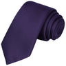 Purple Satin Tie - Tie, bowtie, pocket square | Kissties