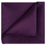Plum Satin Pocket Square - Tie, bowtie, pocket square | Kissties