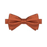 Copper Brown Satin Bowtie - Tie, bowtie, pocket square | Kissties