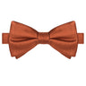 Copper Brown Satin Bowtie - Tie, bowtie, pocket square | Kissties