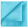 Turquoise Blue Pocket Square - Tie, bowtie, pocket square | Kissties