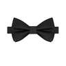 Black Satin Bowtie - Tie, bowtie, pocket square | Kissties