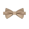 Tan Satin Bowtie - Tie, bowtie, pocket square | Kissties