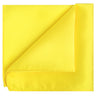 Sunflower Yellow Satin Pocket Square - Tie, bowtie, pocket square | Kissties