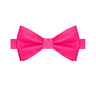 Hot Pink Satin Bowtie - Tie, bowtie, pocket square | Kissties