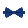Navy Blue Satin Bowtie - Tie, bowtie, pocket square | Kissties