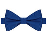 Navy Blue Satin Bowtie - Tie, bowtie, pocket square | Kissties