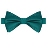 Hunter Green Satin Bowtie - Tie, bowtie, pocket square | Kissties