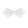 Silver Satin Bow Tie - Tie, bowtie, pocket square | Kissties