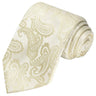 Cream Paisley Tie - Tie, bowtie, pocket square | Kissties