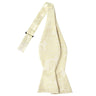 Cream Paisley Bowtie - Tie, bowtie, pocket square | Kissties