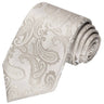Ivory Paisley Tie - Tie, bowtie, pocket square | Kissties