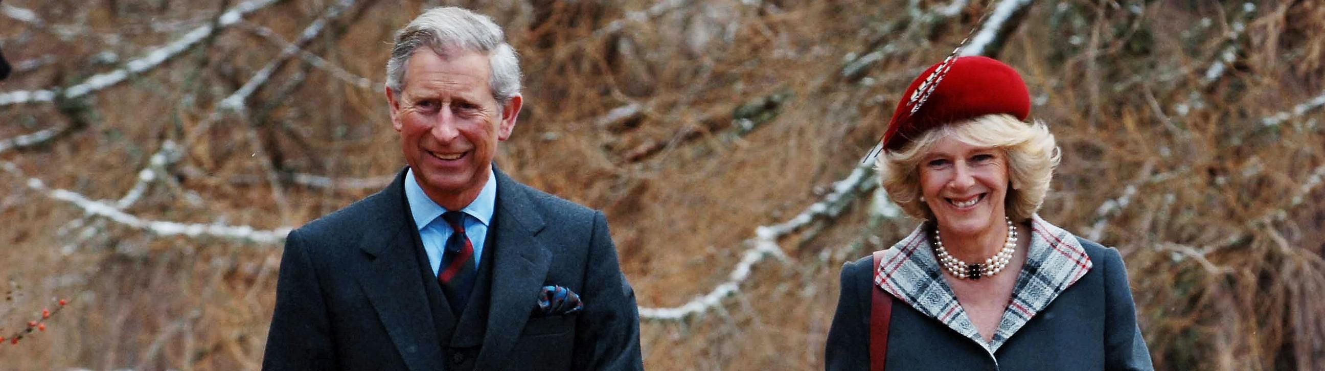 Prince Charles and Lady Camilla in plaid