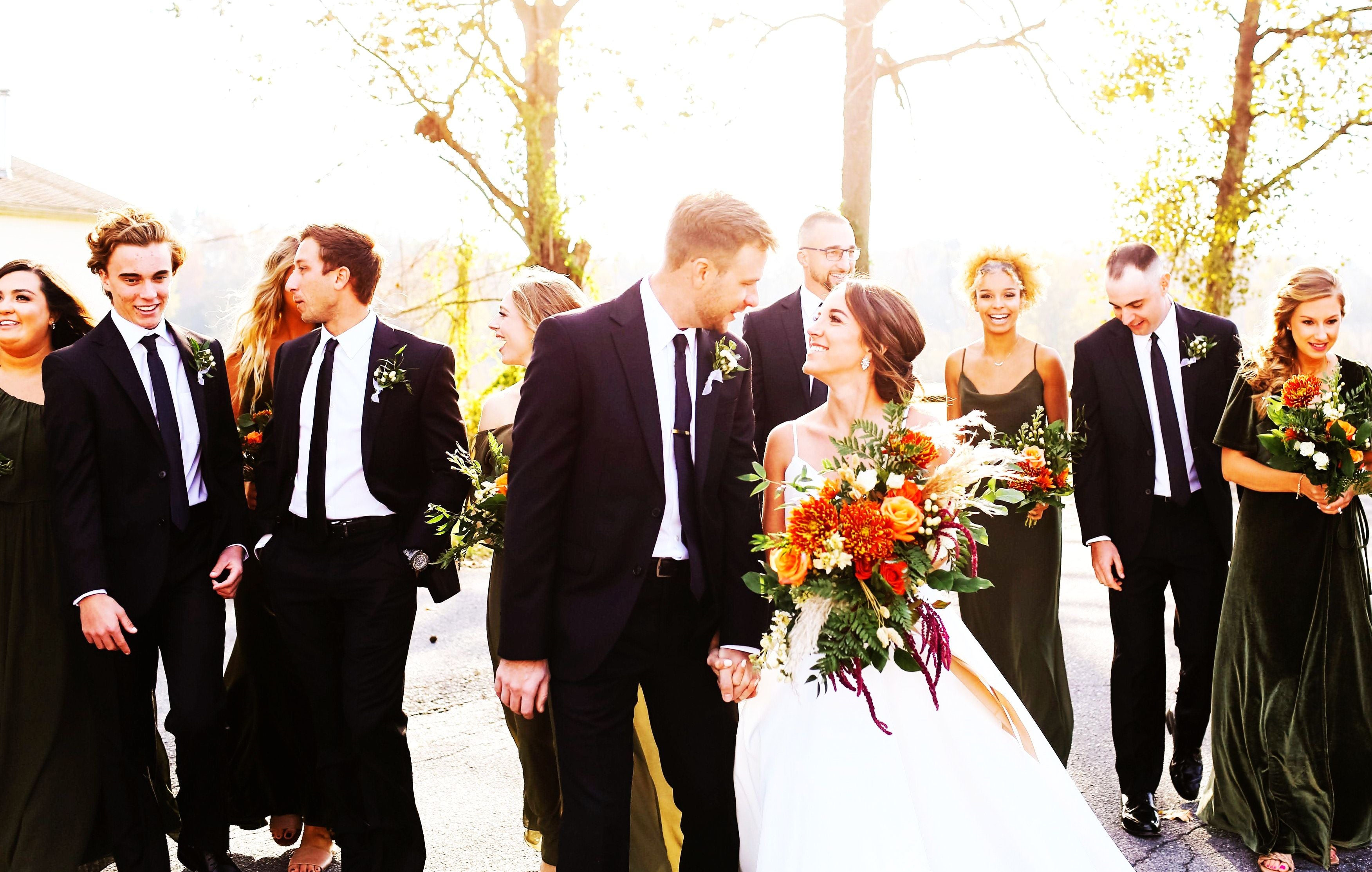 wedding entourage
