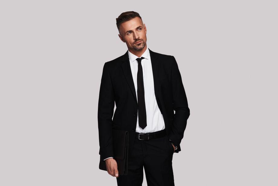 Tall man with tie short
