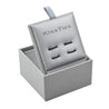Classic Multicolor Stripe Rectangle Cufflinks