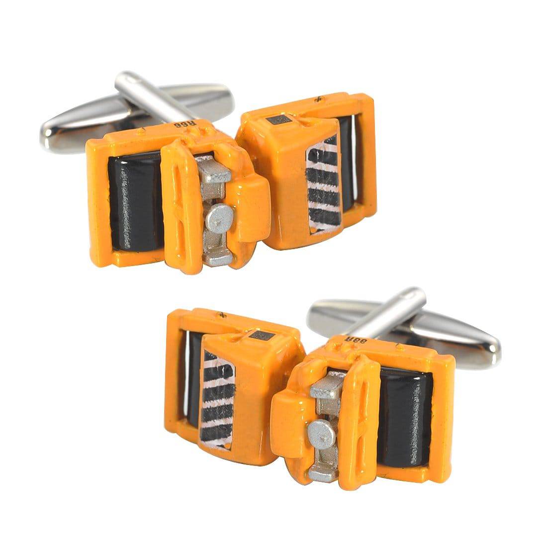 Novelty Road Compactor Cufflinks - Tie, bowtie, pocket square  | Kissties
