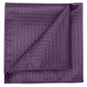 Eggplant Checkered Pocket Square - Tie, bowtie, pocket square  | Kissties