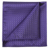 Violet Checkered Pocket Square - Tie, bowtie, pocket square  | Kissties