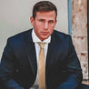 Champagne Gold Silk Tie - Tie, bowtie, pocket square  | Kissties
