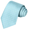 White on Tiffany Floral Tie - Tie, bowtie, pocket square  | Kissties