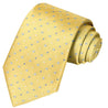 True-Baby Blue on Tuscan Sun Yellow Floral Tie - Tie, bowtie, pocket square  | Kissties