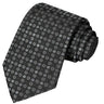 White-Fossil on Shadow Polka Dot Tie - Tie, bowtie, pocket square  | Kissties