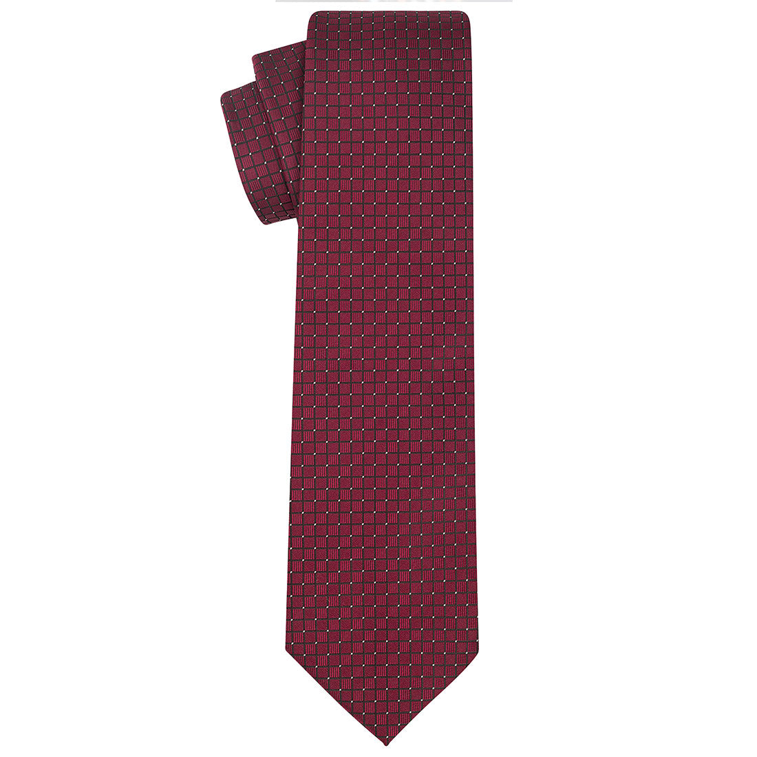 Burnt Umber Checkered Tie - Tie, bowtie, pocket square  | Kissties