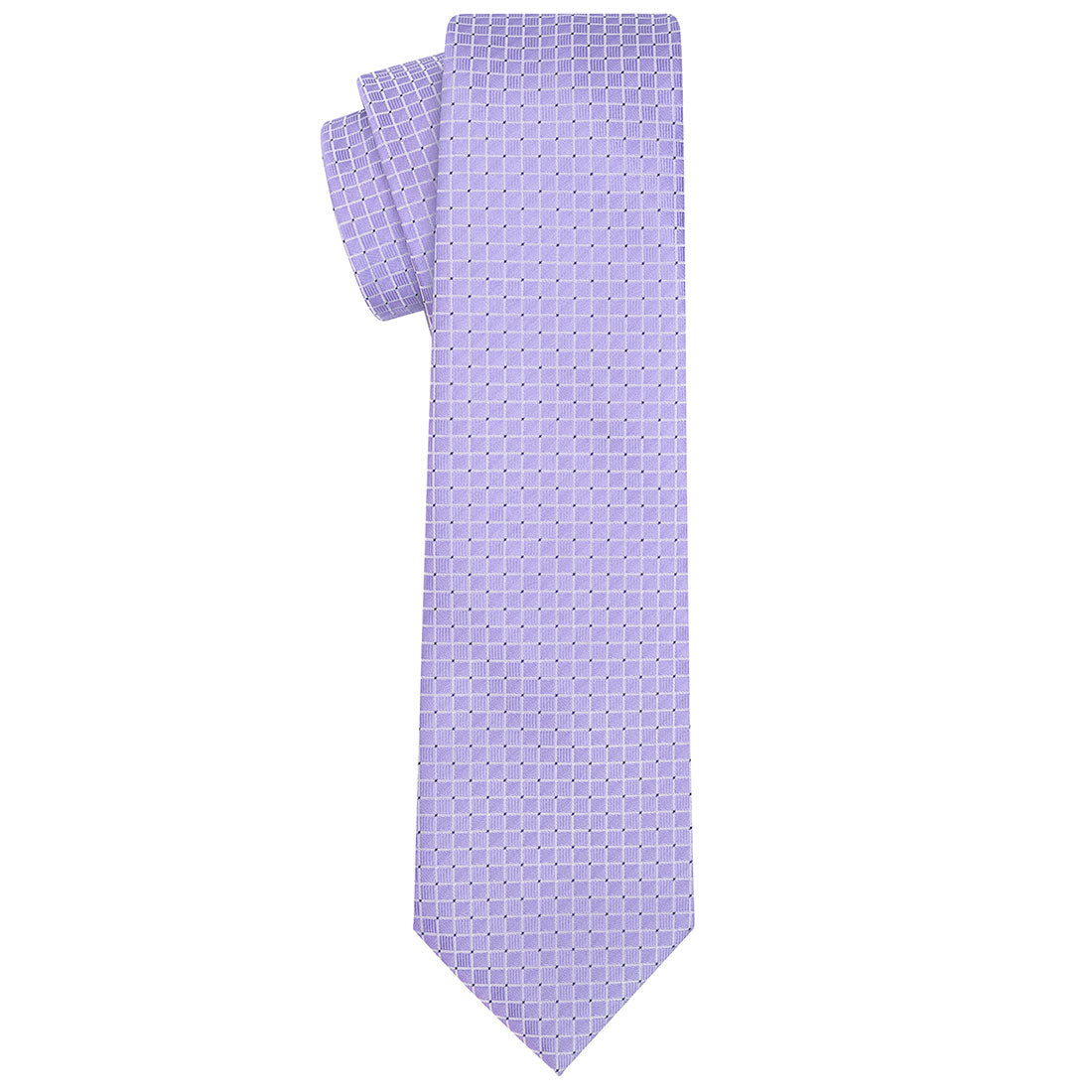 Mauve Checkered Tie - Tie, bowtie, pocket square  | Kissties