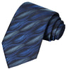 Oxford-Aero-Cerulean-Dodger Blue Floral Tie - Tie, bowtie, pocket square  | Kissties