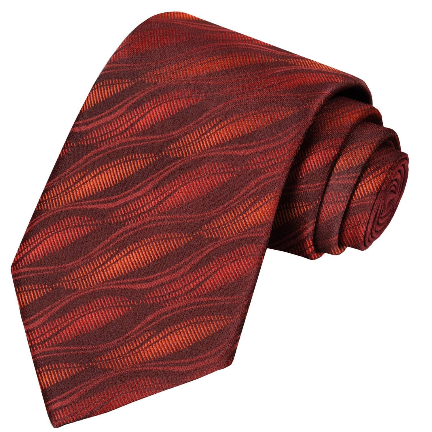 Garnet-Scarlet-Candy Floral Tie - Tie, bowtie, pocket square  | Kissties