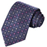 Purple-Pink Antique Bohemian Floral Tie - Tie, bowtie, pocket square  | Kissties