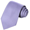 Blue Violet-Mountain's Majesty Purple-White Stripe Tie - Tie, bowtie, pocket square  | Kissties