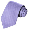Medium Purple-White Polka Dots Stripe Tie - Tie, bowtie, pocket square  | Kissties