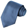 Midnight-Maya Blue-Coconut White Checkered Tie - Tie, bowtie, pocket square  | Kissties