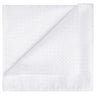 White Checkered Pocket Square - Tie, bowtie, pocket square  | Kissties