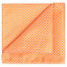 Orange Checkered Pocket Square - Tie, bowtie, pocket square  | Kissties