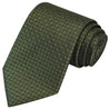 Fatigue Green Checkered Tie - Tie, bowtie, pocket square  | Kissties