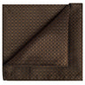 Chocolate Truffle Checkered Pocket Square - Tie, bowtie, pocket square  | Kissties
